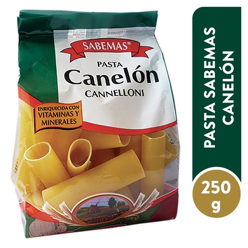 Pasta Sabemas, canelón -250g