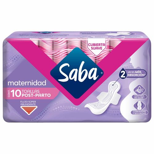 Saba Toalla Maternidad 10x10s