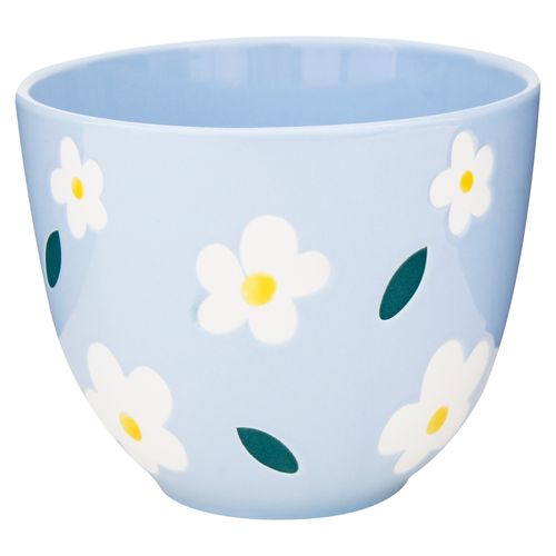 Ms Bowl De Ceramica 5 Pulg Floral Azul