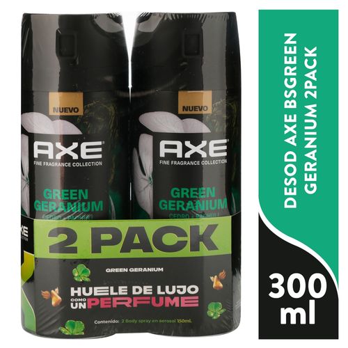 Axe Bs Green Geranium 2pack 300 Ml