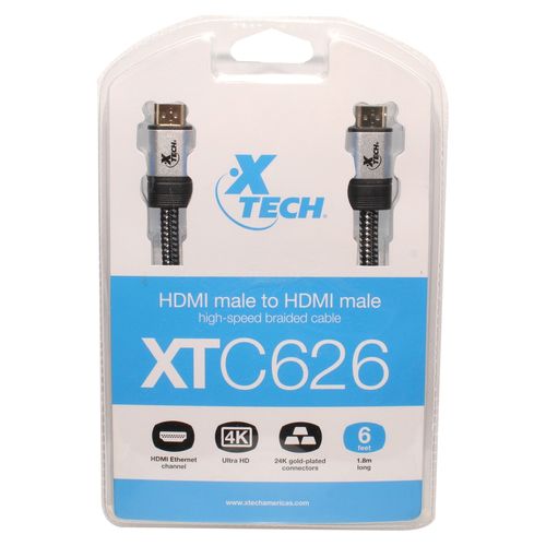 Cable D Video Hdmi Forrado Xtc626 1 8mts