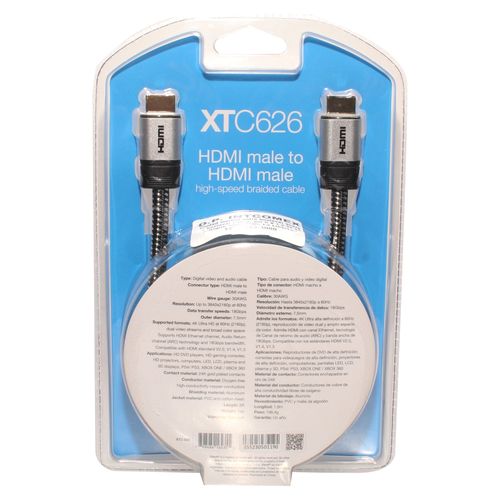 Cable D Video Hdmi Forrado Xtc626 1 8mts