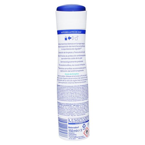 Desodorante Nivea Antimanchas Femenino Invisible Fresh - 150 ml