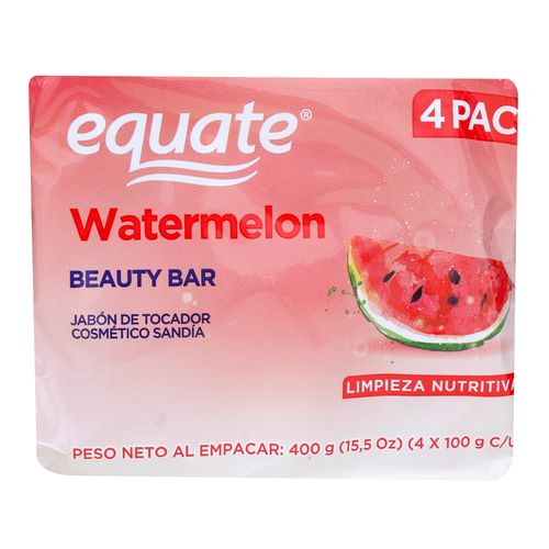 Jabón  Equate De Tocador Yogurt & Arándano 4 Pack - 440 g