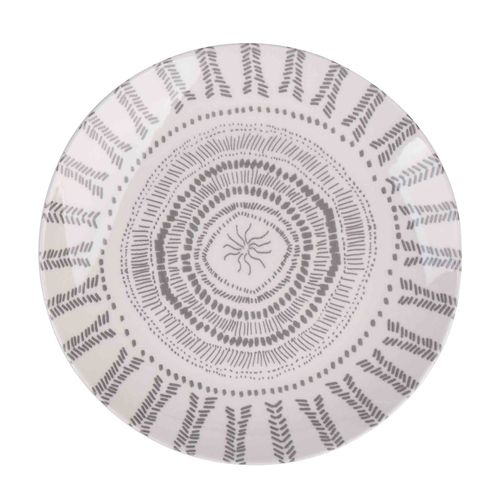 Plato Mainstays pastelero de porcelana con diseño