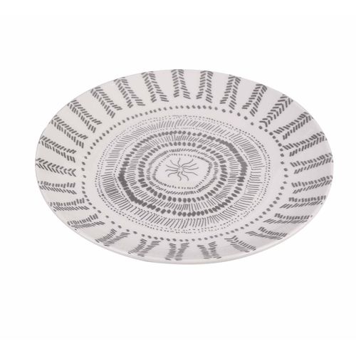 Plato Mainstays pastelero de porcelana con diseño