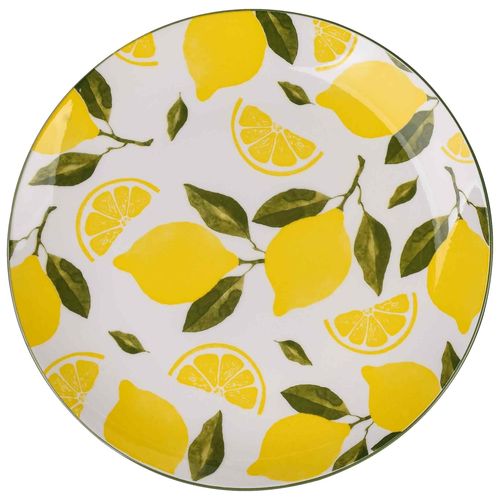 Plato Mainstays plano de porcelana con diseño