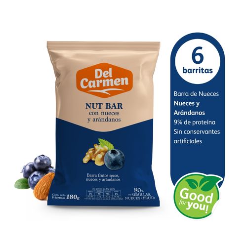 Barra Del Carmen Nuez Y Arandano - 138 g