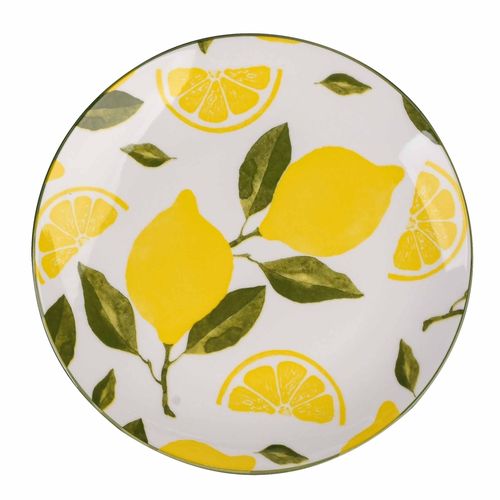 Plato Mainstays pastelero de porcelana con diseño