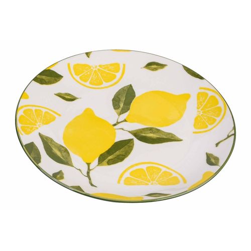 Plato Mainstays pastelero de porcelana con diseño