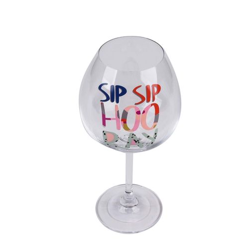 Copa Mainstays para vino con calcomanía -21 onz