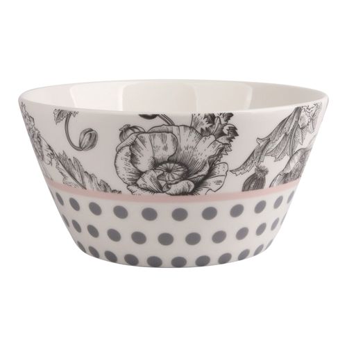 Bowl Hometrends de porcelana con diseño
