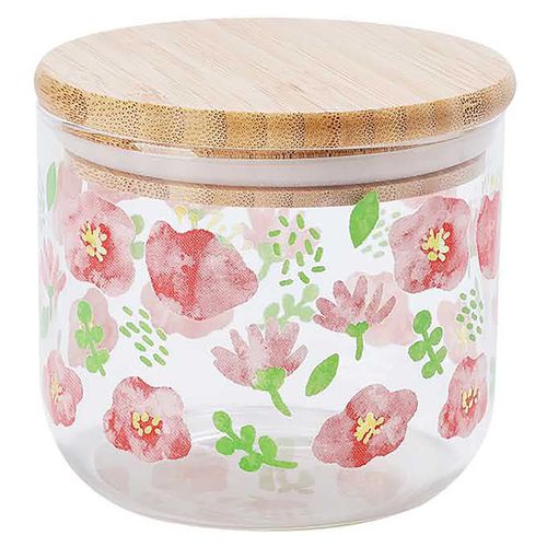 Canister Mainstays de vidrio decorado -470 ml
