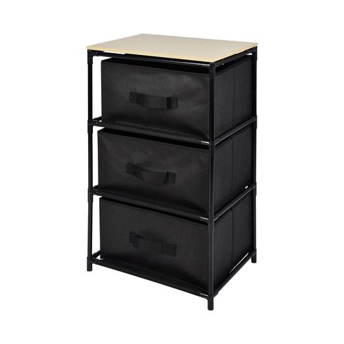 Mueble Mainstays de almacenamiento con 3 gavetas -40x30x69 cm
