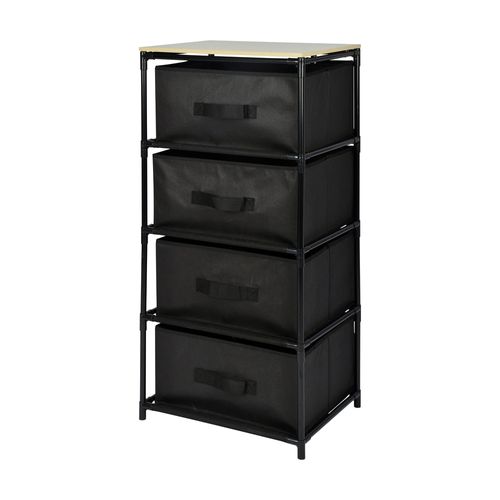 Mueble Mainstays de almacenamiento con 4 gavetas -40x30x90 cm