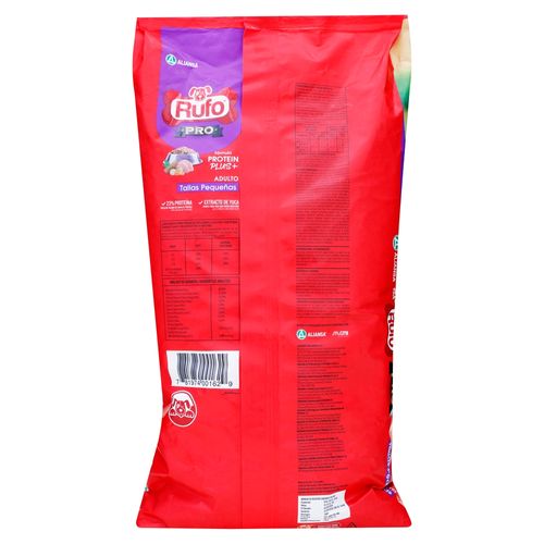 Alim Perro Rufo Pro Talla Peq 2000gr