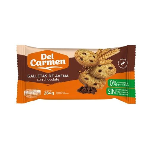 Galleta Del Carmen Avena con Chocolate - 264 g