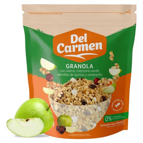 Granola Del Carmen Manzana Verde Quinoa - 300 g
