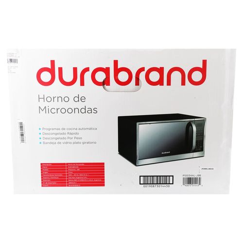 Durabrand Microondas 0 9 Pc 1000 Wts