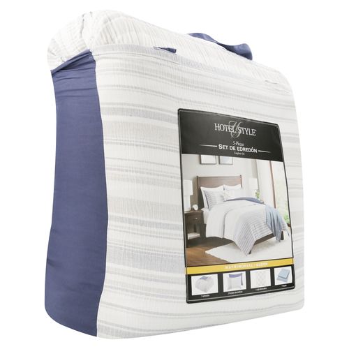 Hs Edredon Pasadena 5Pzs Fq Indigo