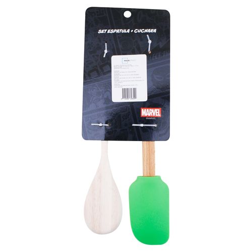 Set Marvel C De Espatula Y Cuchara