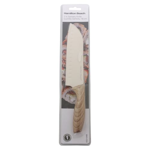 Cuchillo Santoku Mango De Plastico