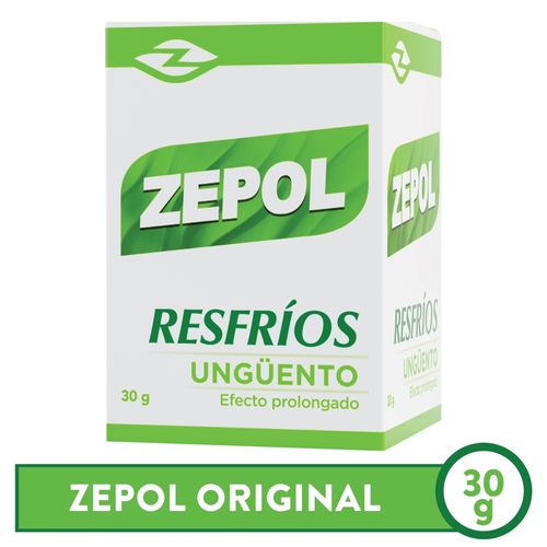 Ungüento Zepol adulto resfríos - 30 g