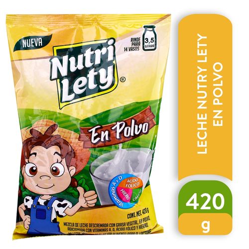Bebida Láctea Nutrilety En Polvo - 420 g