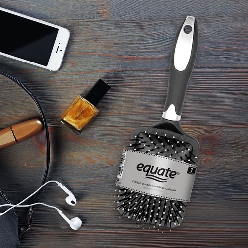 Cepillo Equate Cuadrado Para Cabello