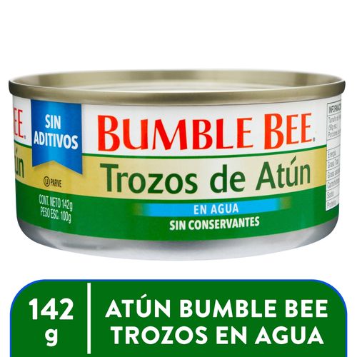 Atun Bumble Bee Trozos Agua 142gr