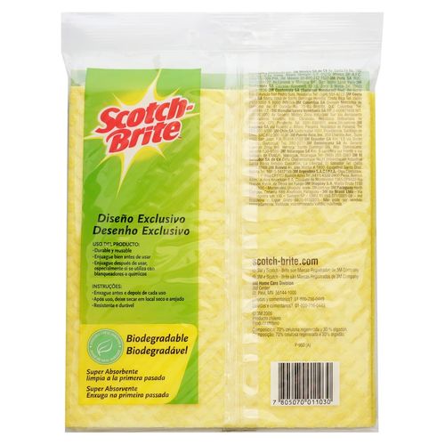 Paño Scotch Brite Absorbente - 3Uds
