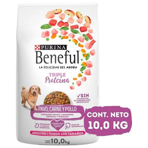 Beneful Triplea proteina adta 10kg