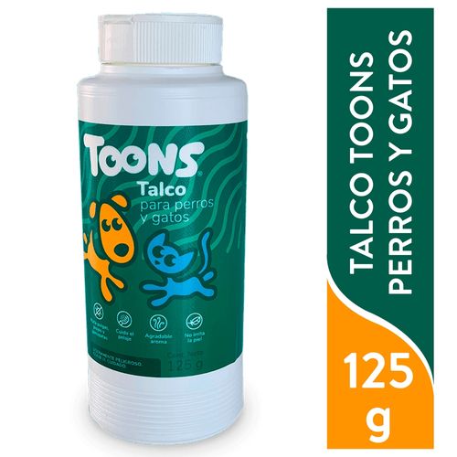 Talco Toons Perros Y Gatos 125 Ml