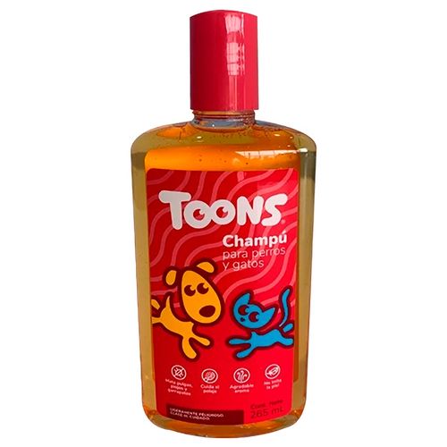 Champu Toons Perros Y Gatos 265 Ml