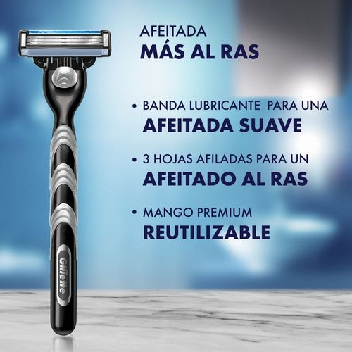 Repuesto de rasuradora Gillette Mach3 - 4 Uds