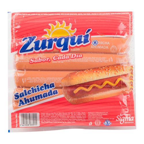 Salchicha Zurquí Ahumada -500 g