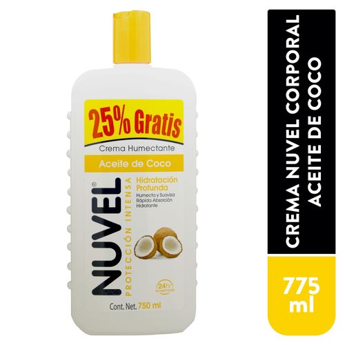 Nuvel Crema Coco 620Ml Mas 25 Porciento