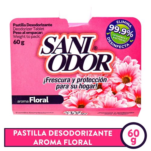 Pastilla Sani Odor Para Baño Floral - 60 g