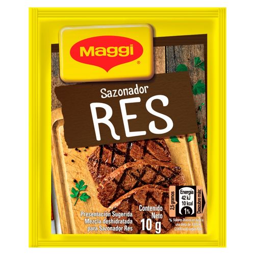 Sazonador de Res MAGGI Sobre 10g 12 Unidades