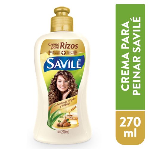 Crema Para Peinar Savilé Argán Y Sábila - 270ml