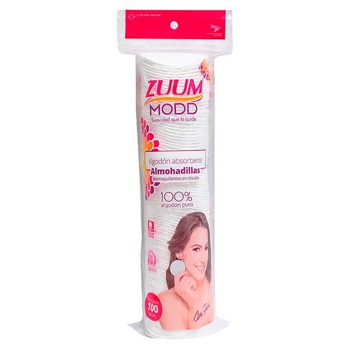 Pads facial Zuum desmaquillante circular -100 uds