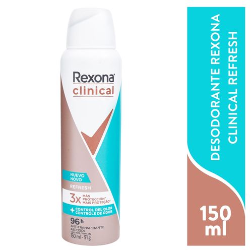 Desodorante Rexona clinical refresh - 150 ml
