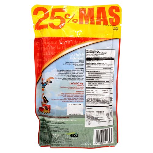 Frijol Volteado La Chula 300g