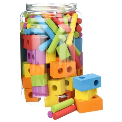 Bloques Spark Create Imagine de foam surtido - 100 Uds