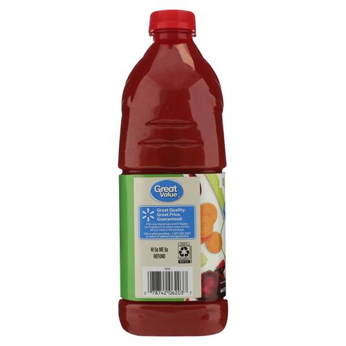 Jugo Great Value De Vegetales - 1.89 L