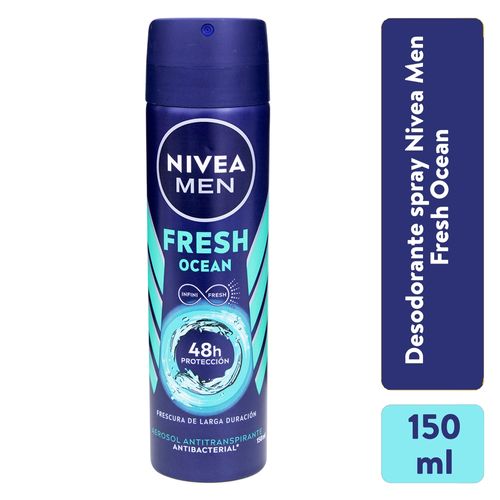 Desodorante Antibacterial Nivea Men Fresh Ocean - 150 ml