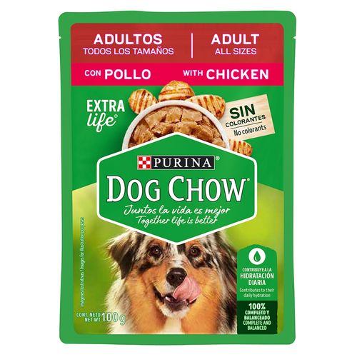 Alimento Húmedo Perro Adulto Purina Dog Chow Pollo 100 g