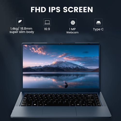 Laptop ONN CAD14Q33P 8 GB RAM y 512 GB de almacenamiento