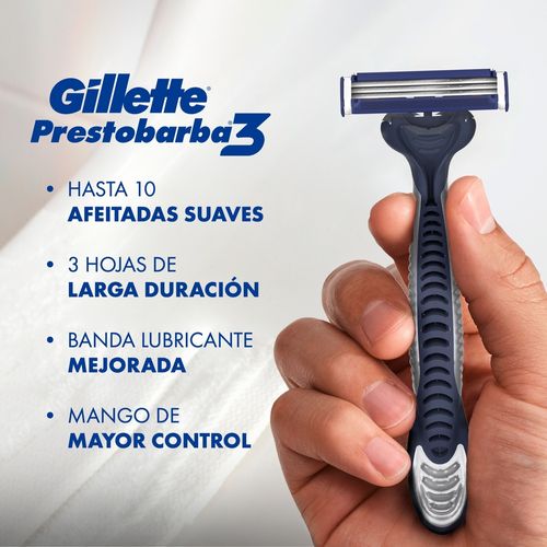 Rasuradora Gillette Prestobarba3 - 4 Uds