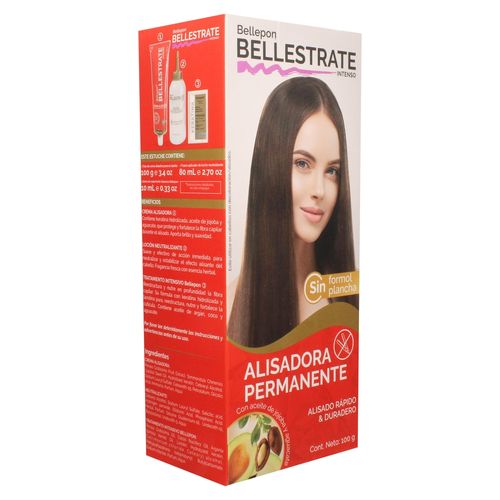 Crema Bellestrate Alizadora Rojo100 Gr